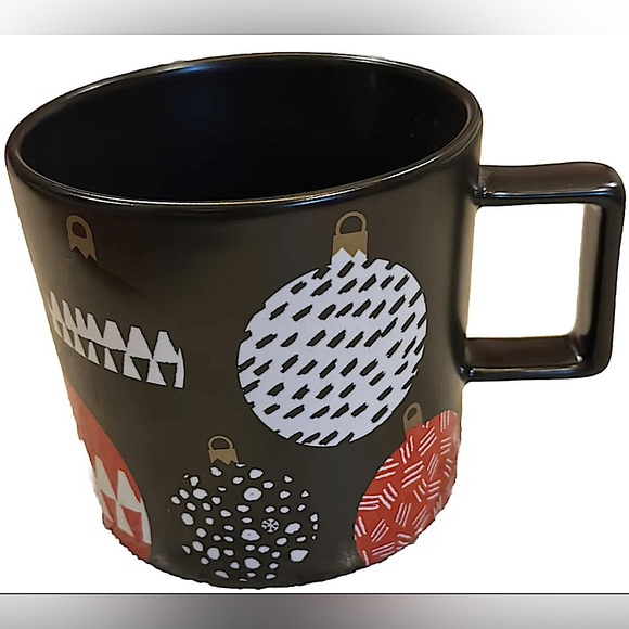 Starbucks Coffee Co. Christmas Ornament Black, Red, White 14 Oz. Cup Mug ~ 2016 - Picture 2 of 15